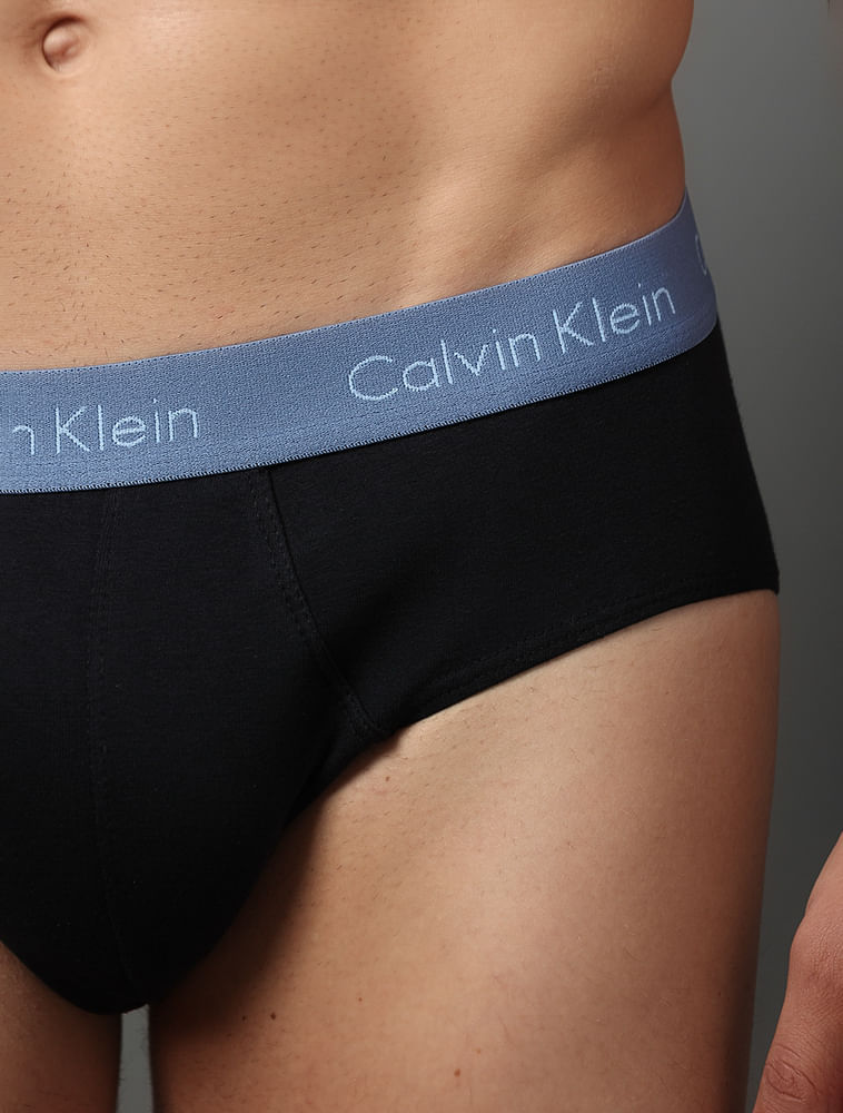 Miniatura Kit 3 Cuecas Brief Calvin Klein Underwear - Azul Medio/Azul Claro Kit 3 Cuecas Brief Calvin Klein Underwear Azul Medio/Azul Claro g