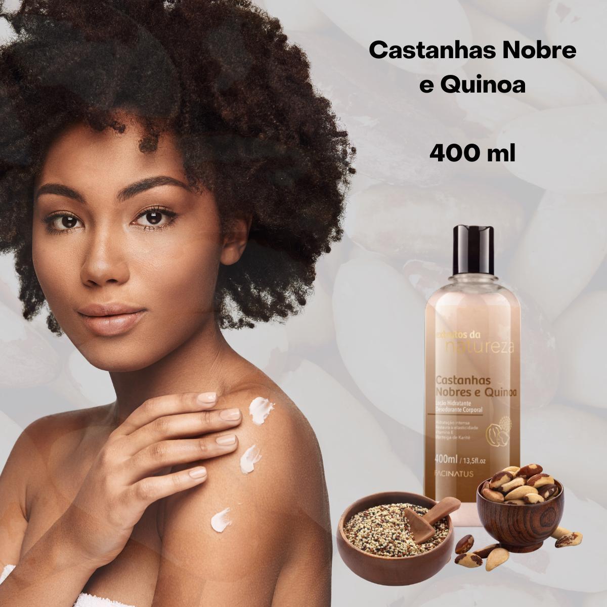 Miniatura Loção Hidratante Corporal Castanhas Nobres E Quinoa 400Ml