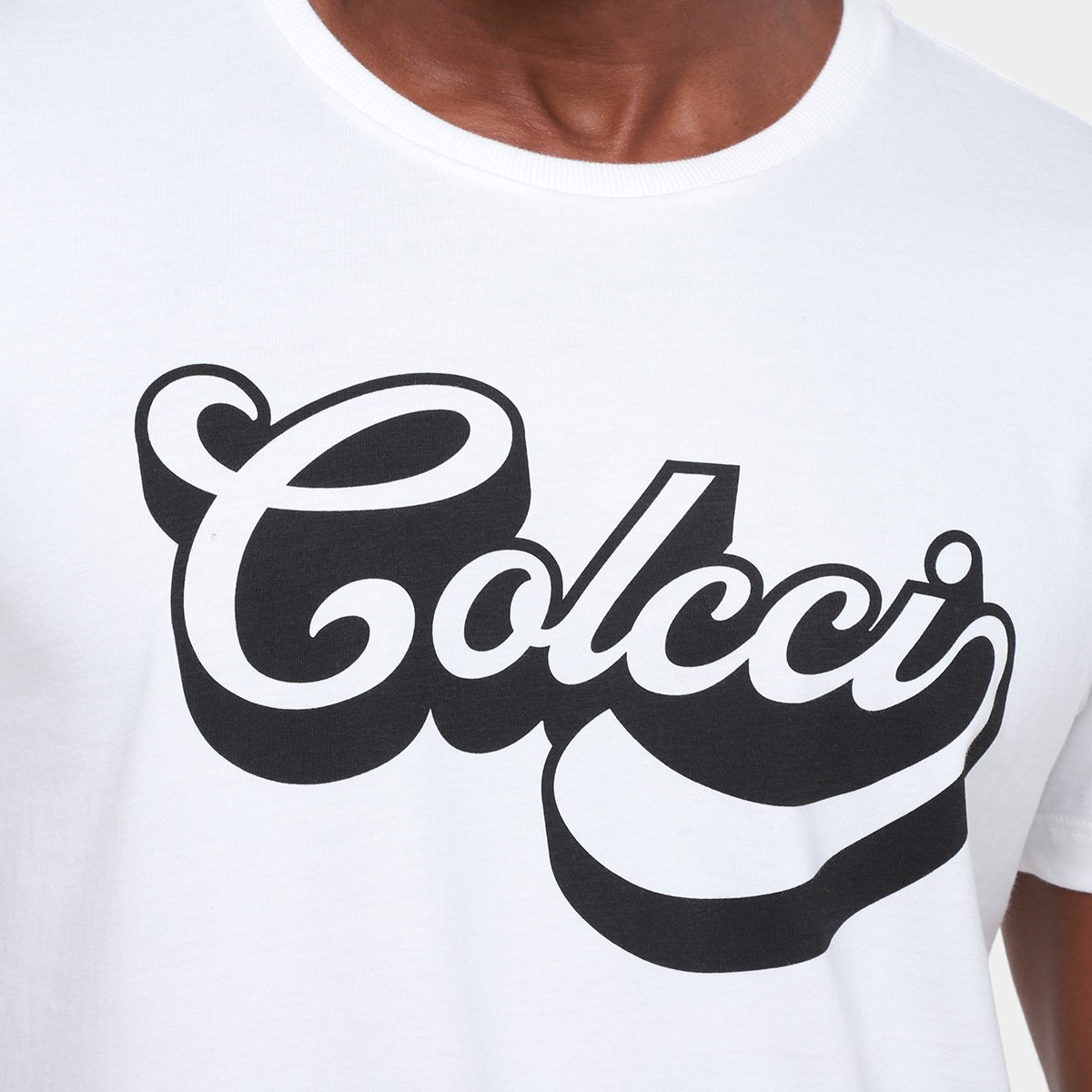 Miniatura Camiseta Colcci Masculina Off White - G