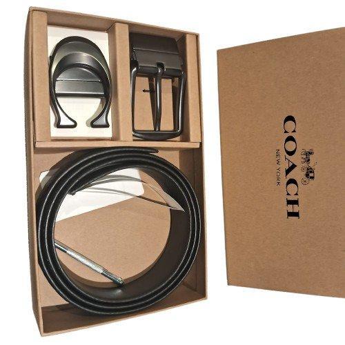 Miniatura Cinto Coach Harness Buckle Cut To Size Reversible Belt - F55