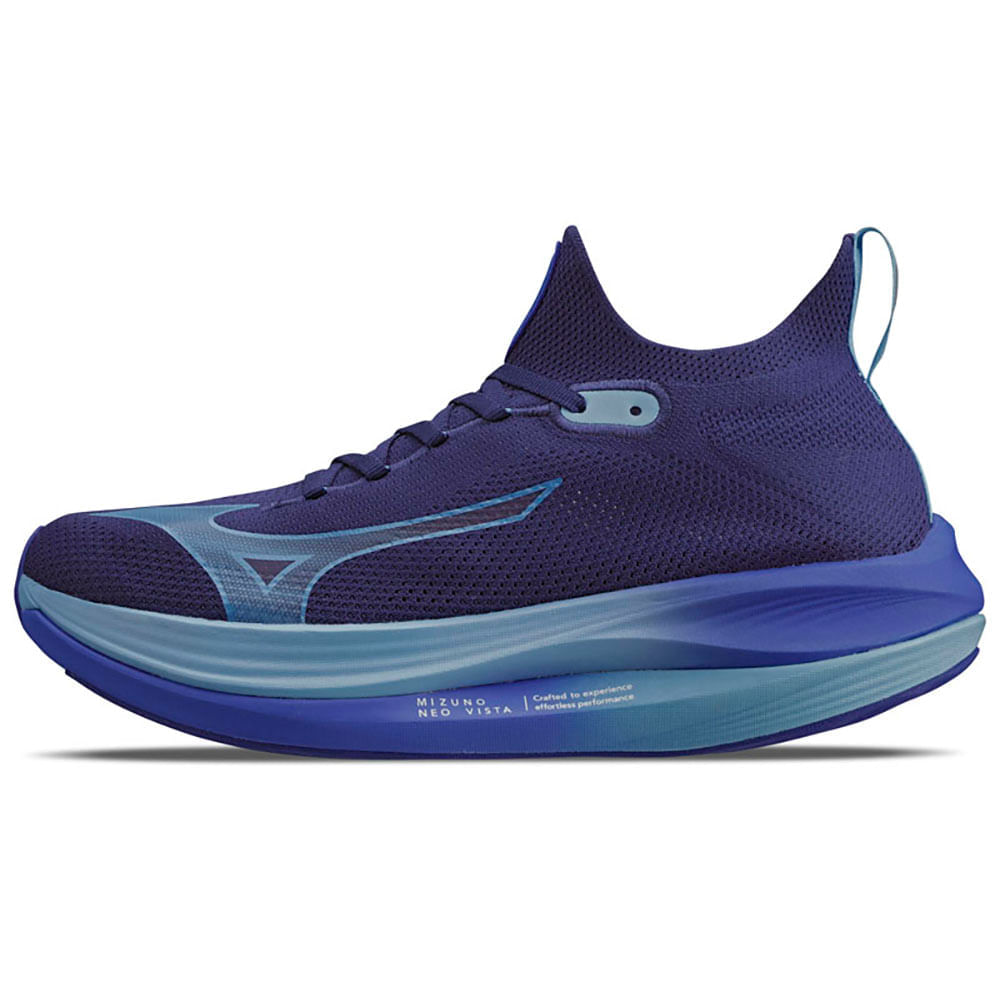 Miniatura Tênis de Corrida Masculino Mizuno Neo Vista Azul - 38