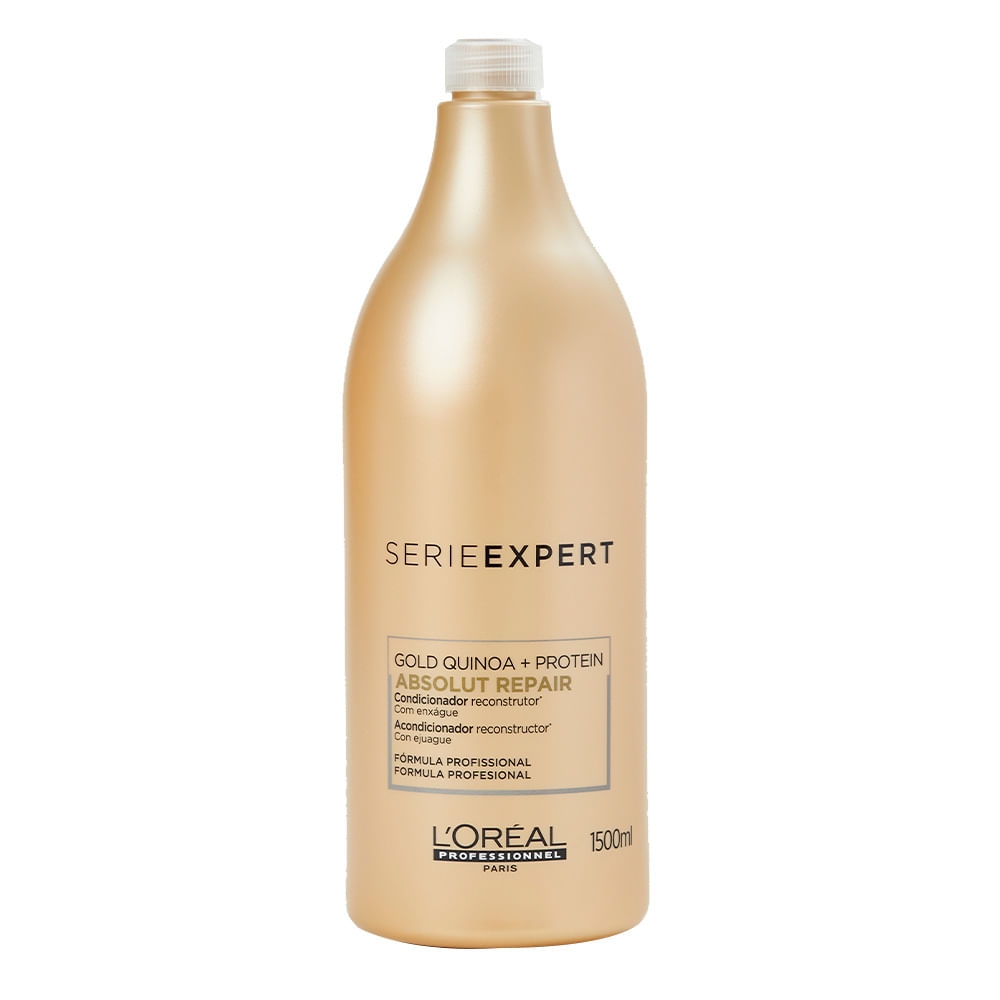 Miniatura L'Oréal Professionnel Absolut Repair Gold Quinoa + Protein - Condicionador Tamanho Profissional 1500ml