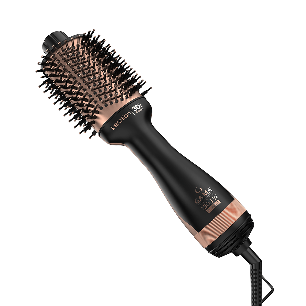 Miniatura Escova Secadora Stylish Keration Brush 3D Bivolt 127V