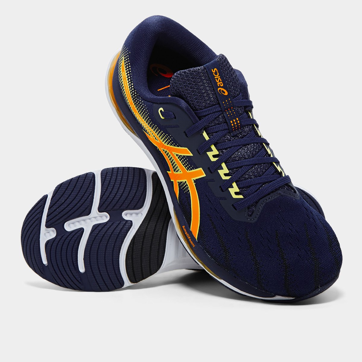 Miniatura Tênis Asics Gel-Hypersonic 5 Masculino Azul+amarelo - 40