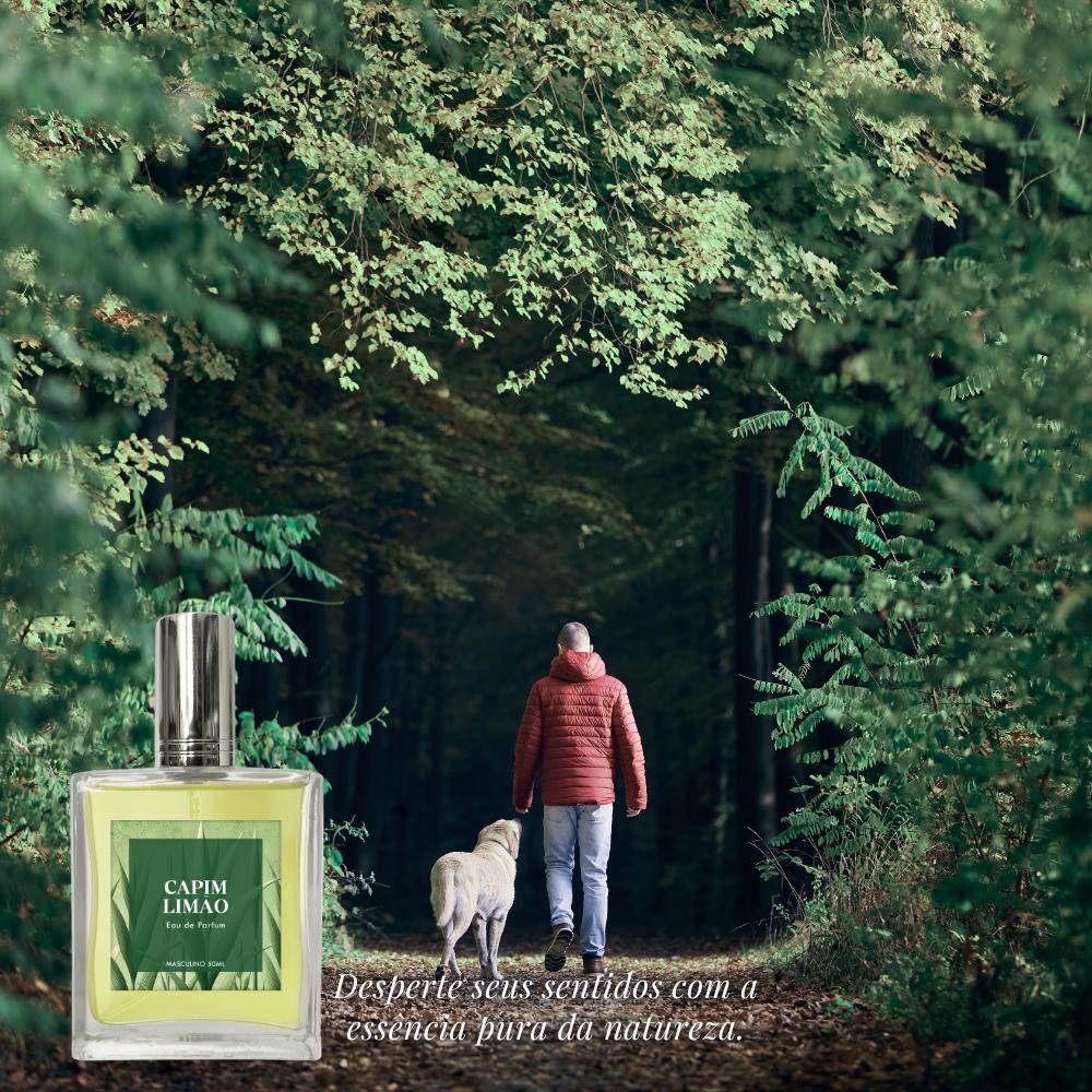 Perfume Capim Limão Masculino 50Ml - Natural E Vegano