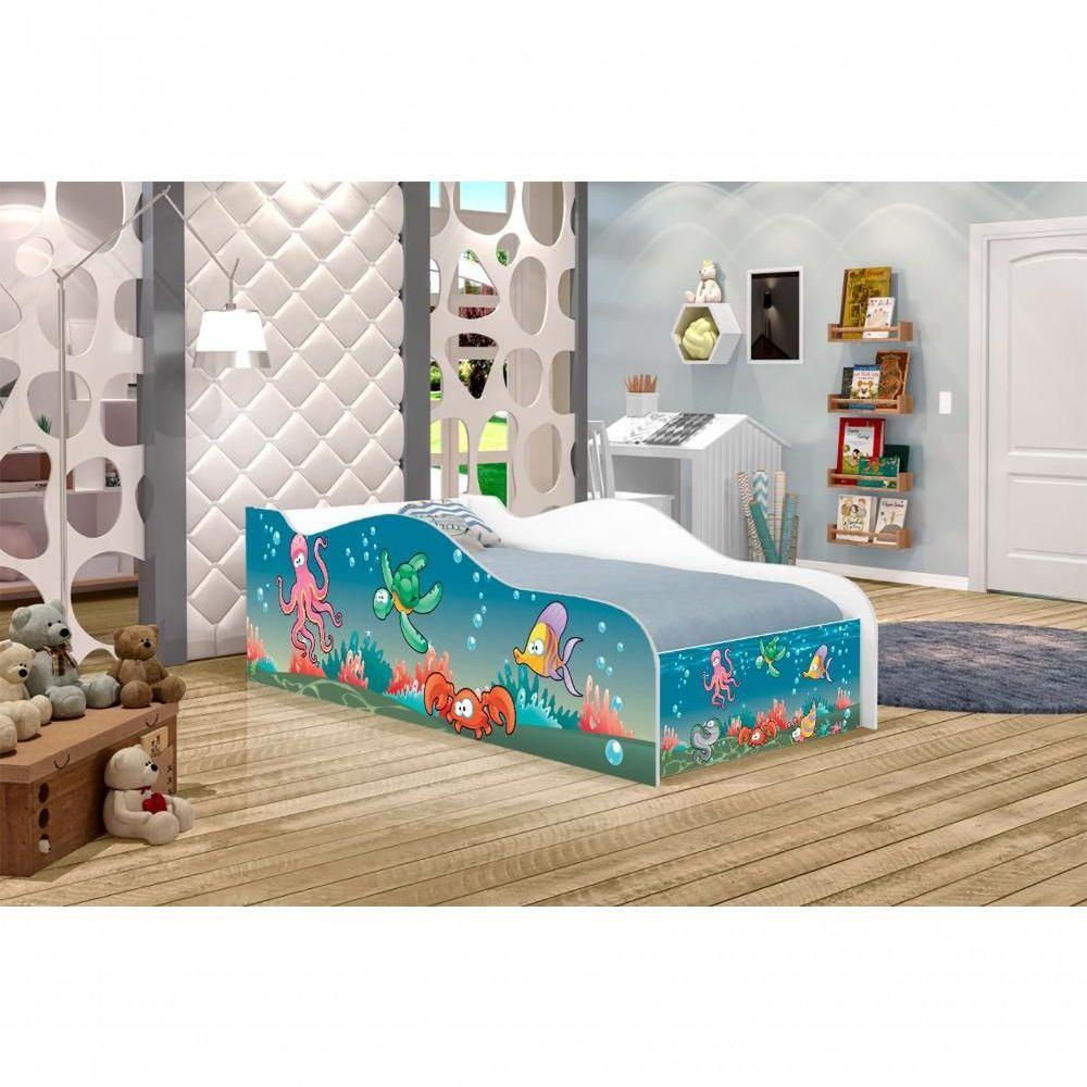 Miniatura Mini Cama Fun Aquário Infantil Com Colchão