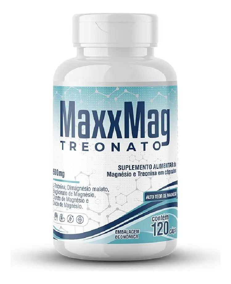 Miniatura 5X Maxxmag 5 Magnésio L-Treonato Dimalato Quelato Cloreto Óx