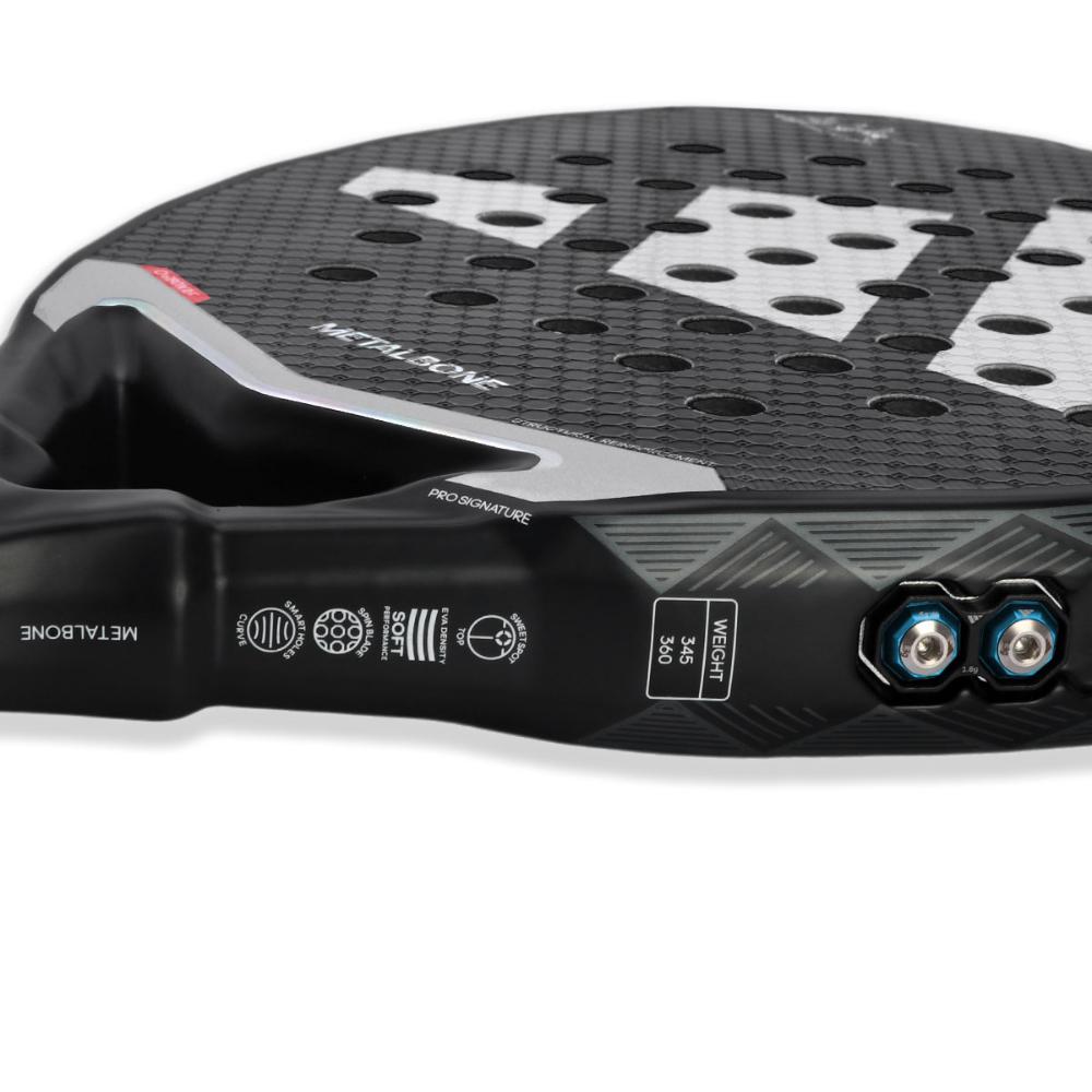 Raquete De Padel Adidas Metalbone 3.4 Preta Prata e Vermelho