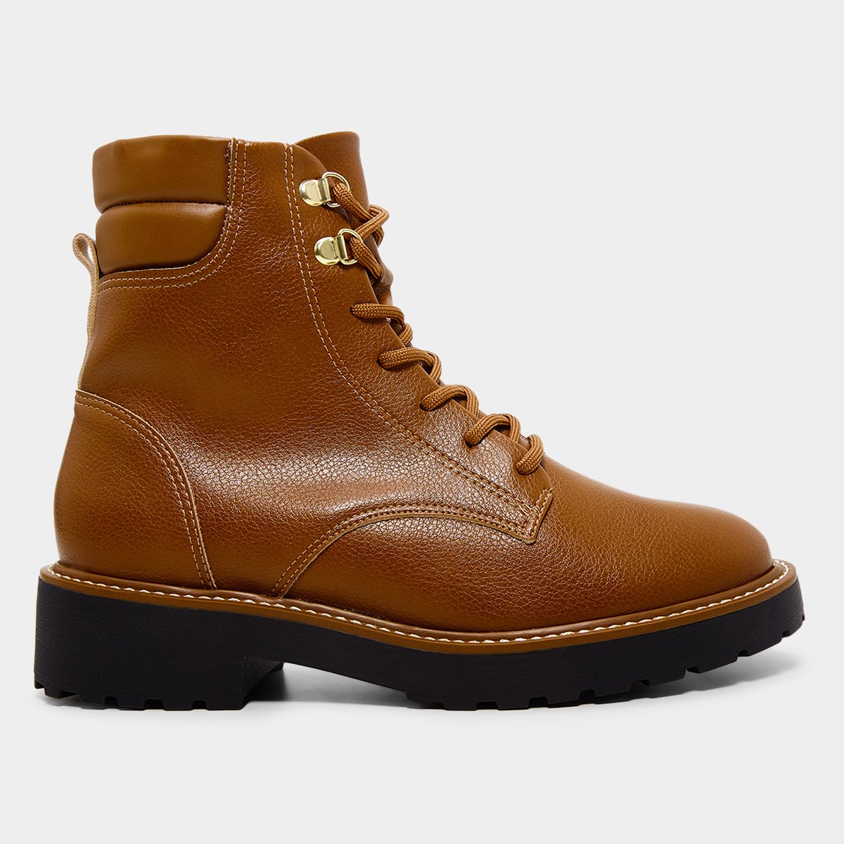 Miniatura Bota Vizzano Tratorada 310310123581 Feminina Caramelo - 34