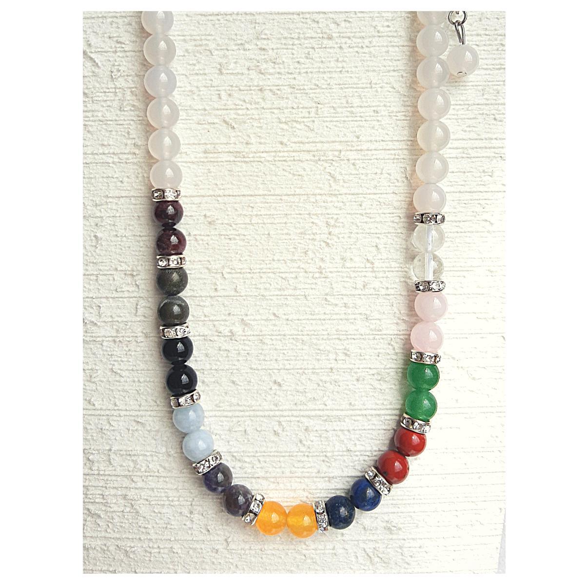 Miniatura Choker Gargantilha Em Pedras Naturais