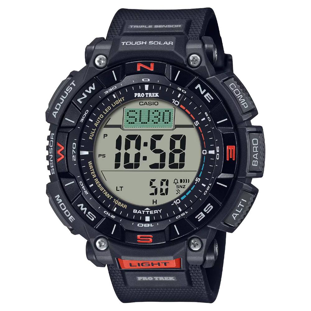 Miniatura Relógio Casio Pro Trek PRG-340-1DR Preto