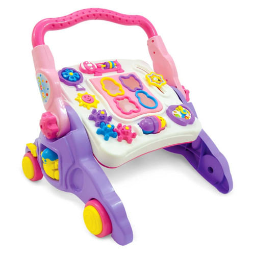 Miniatura Brinquedo Andador 4 em 1 Maral Rosa