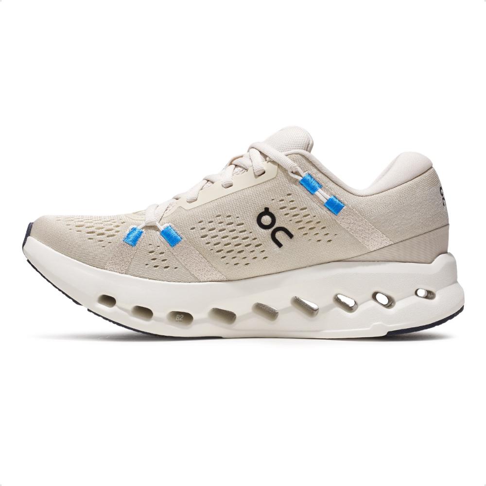 Miniatura Tênis On Running Cloudsurfer 2 Feminino Bege / Azul - 34