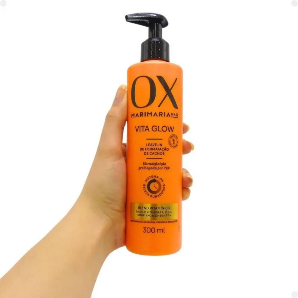 Miniatura Leave-in De Formatação De Cachos Mari Maria Ox Vita Glow 300ml
