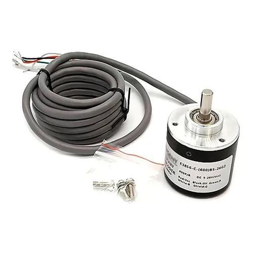 Miniatura Encoder Incremental 200 Pulsos Canal AB PNP Eixo 6mm 6-28VDC