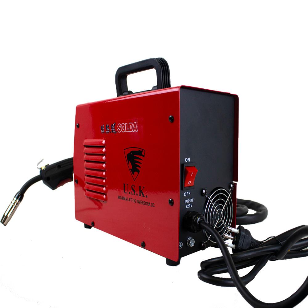 Miniatura Máquina de Solda Multiprocesso MIG, MMA e TIG LIFT-200 220V USK 220V