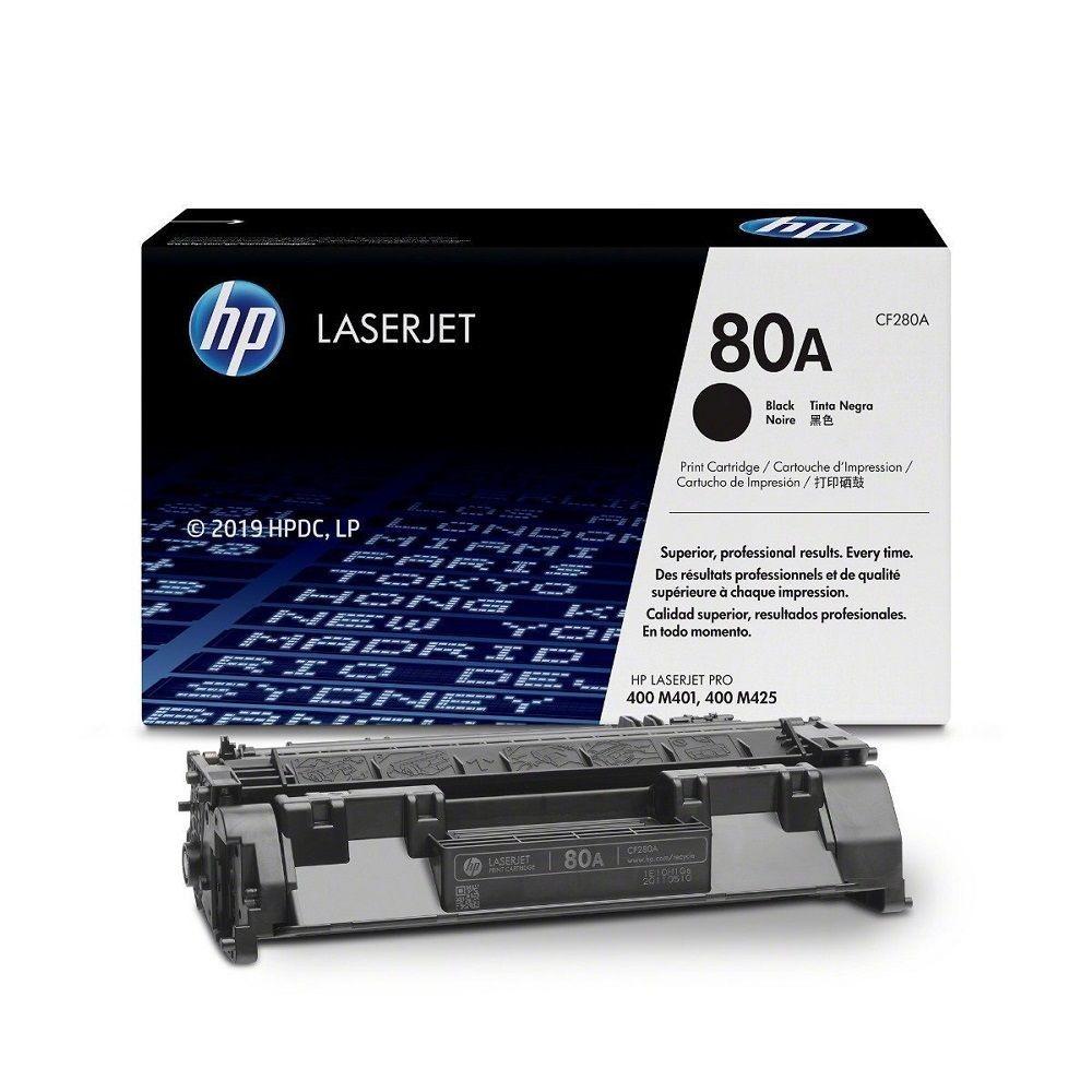 Miniatura Cartucho De Toner Hp Original 80a Preto Cf-280a Cf280a