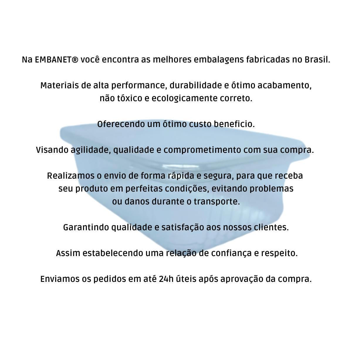 Embalagem Descartável Marmita Fitness Pote C Tampa 750Ml 24U