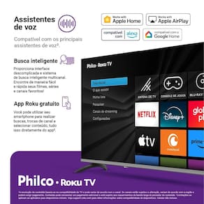 Miniatura Smart TV 40" Full HD Philco P40CRA Roku TV HDR10 Dolby Audio