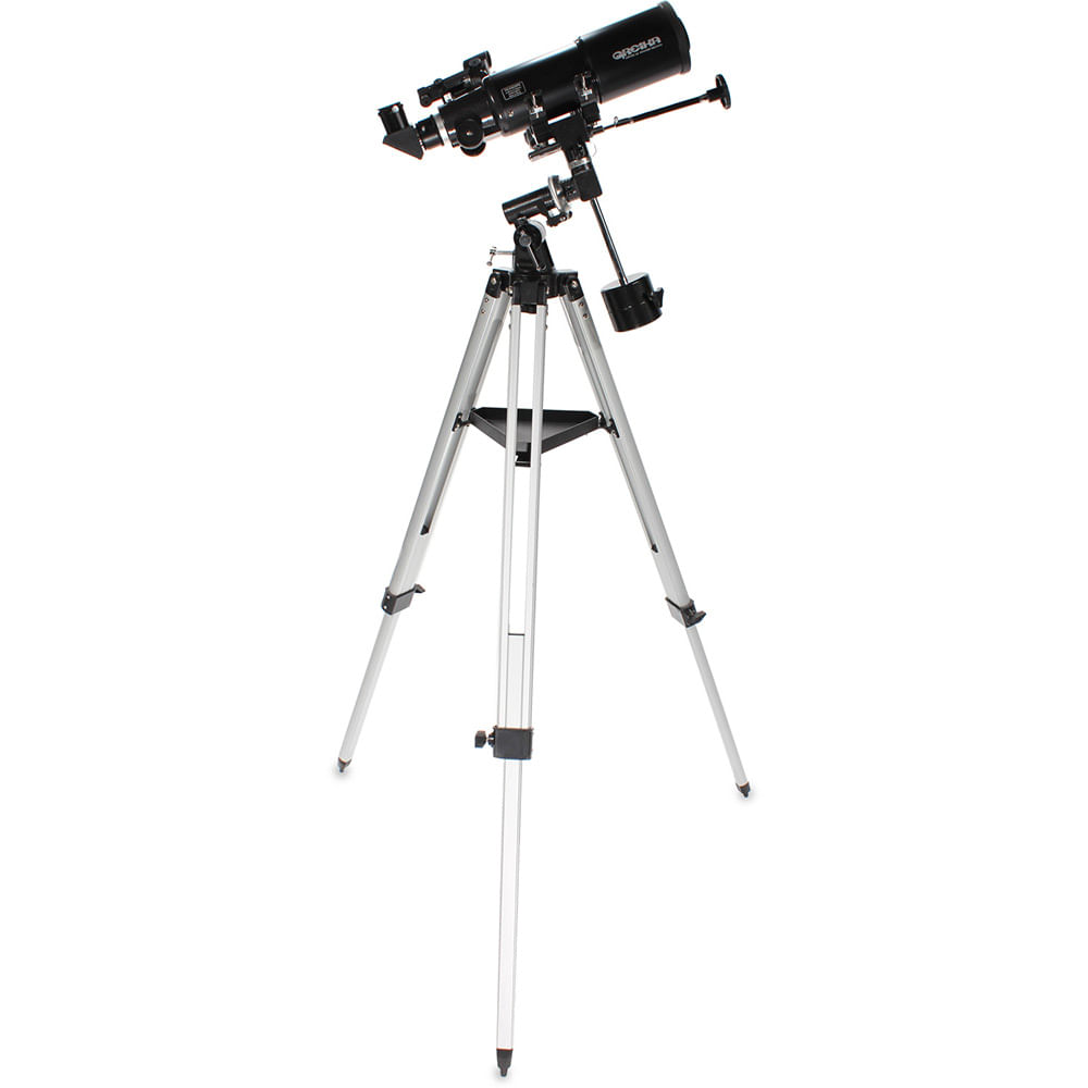 Miniatura Telescópio Greika BT40080EQ Equatorial Refrator com Tripé