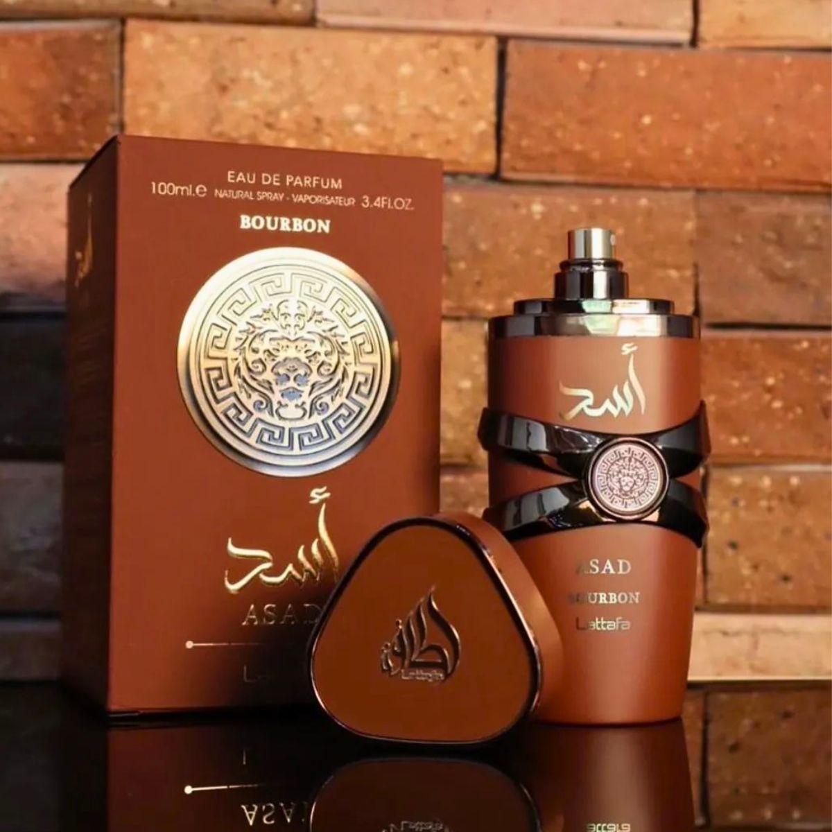 Miniatura Perfume Árabe Lattafa Asad Bourbon Unissex 100Ml