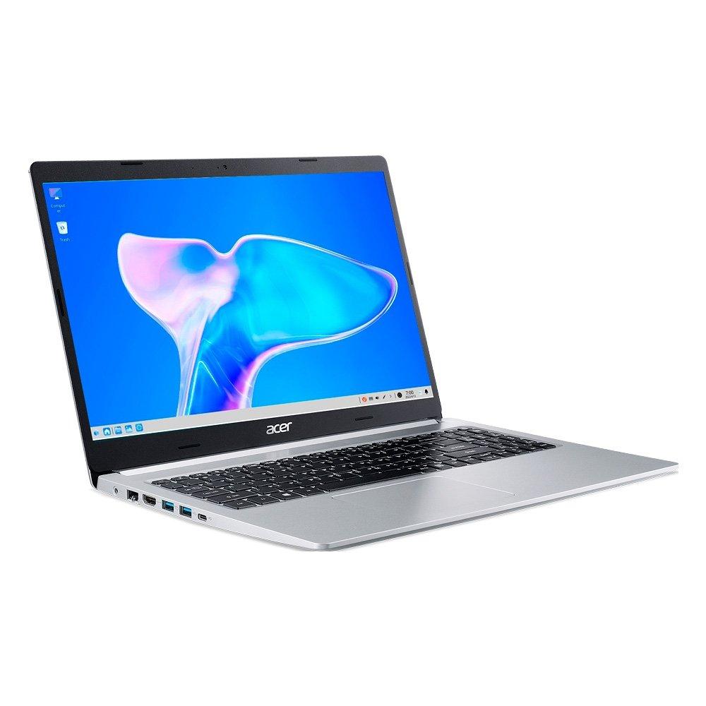 Miniatura Notebook Acer Aspire 5 A515-45-R478 AMD Ryzen 5- 5500U, 16GB RAM, 512GB SSD, 15,6"" FHD Led, IPS, 60Hz, Linux Gutta - NX.AYDAL.00R