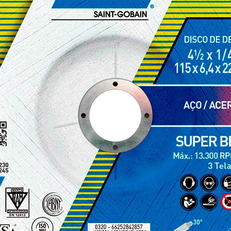 Miniatura Disco de Desbaste 4.1/2 Pol BDA 640 NORTON