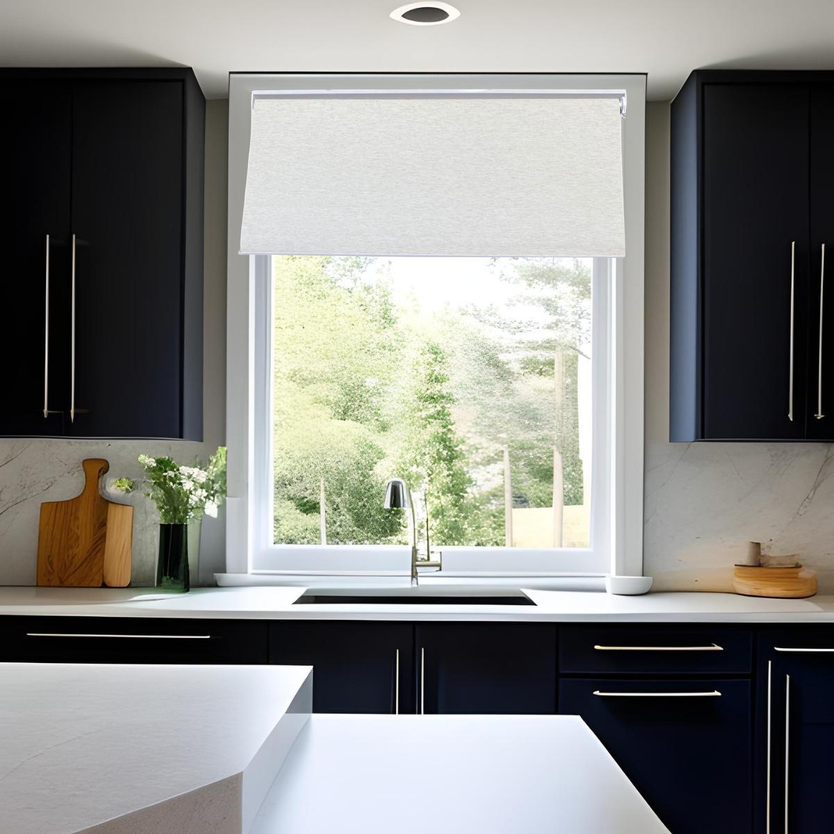 Miniatura Persiana Rolo Blackout Robust Linho 180 L X 160 A Cm Cobre