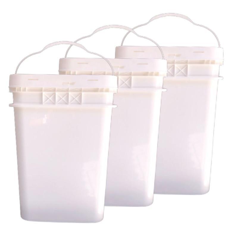 Miniatura Baldes P Insumos 20L Retang C Alça 4Pçs
