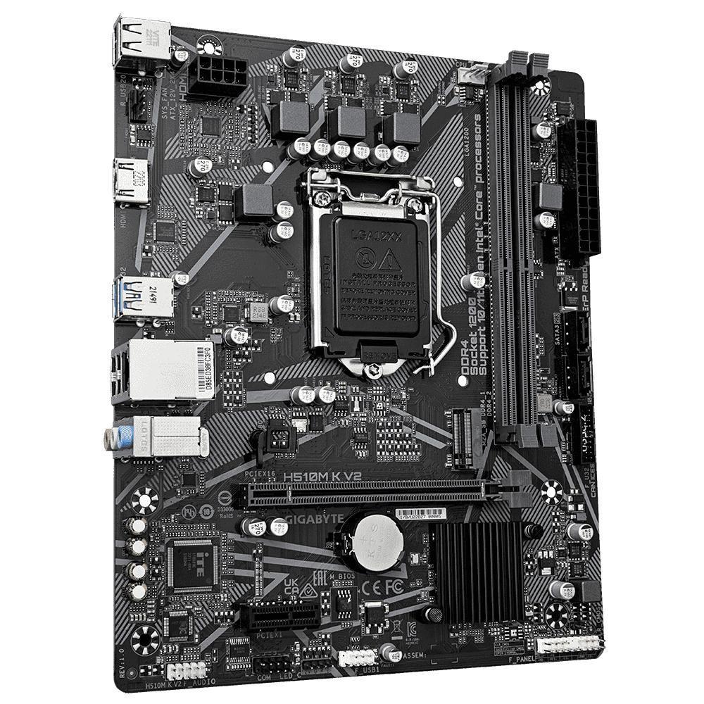 Miniatura Placa Mae Gigabyte Intel Lga (1200) Matx Ddr4 - H510m K V2 1.0
