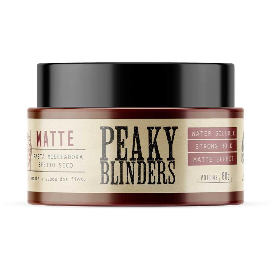 Miniatura Pasta Matte Peaky Blinders Pomada Cabelo Alta Fixação 80G