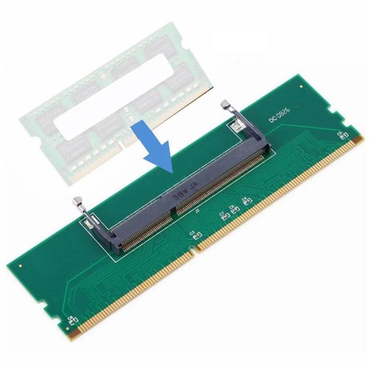 Miniatura Adaptador De Memória Ram Ddr3 Notebook Para Pc Computador