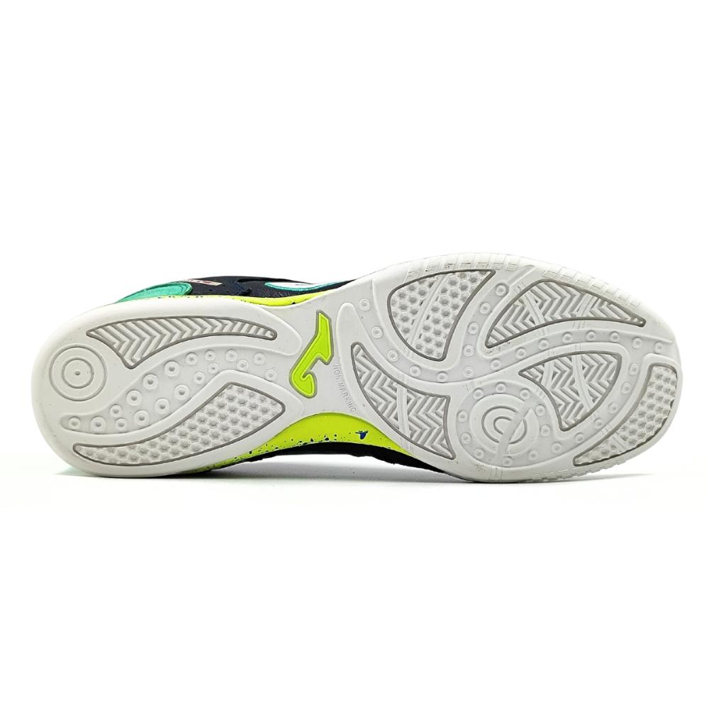 Miniatura Chuteira Joma Top Flex Futsal MARINHO/VERDE - 40