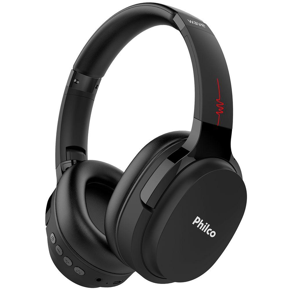 Miniatura Fone De Ouvido Philco Pfo01btp Wave Bluetooth 5.0 Preto Bivolt - Preta