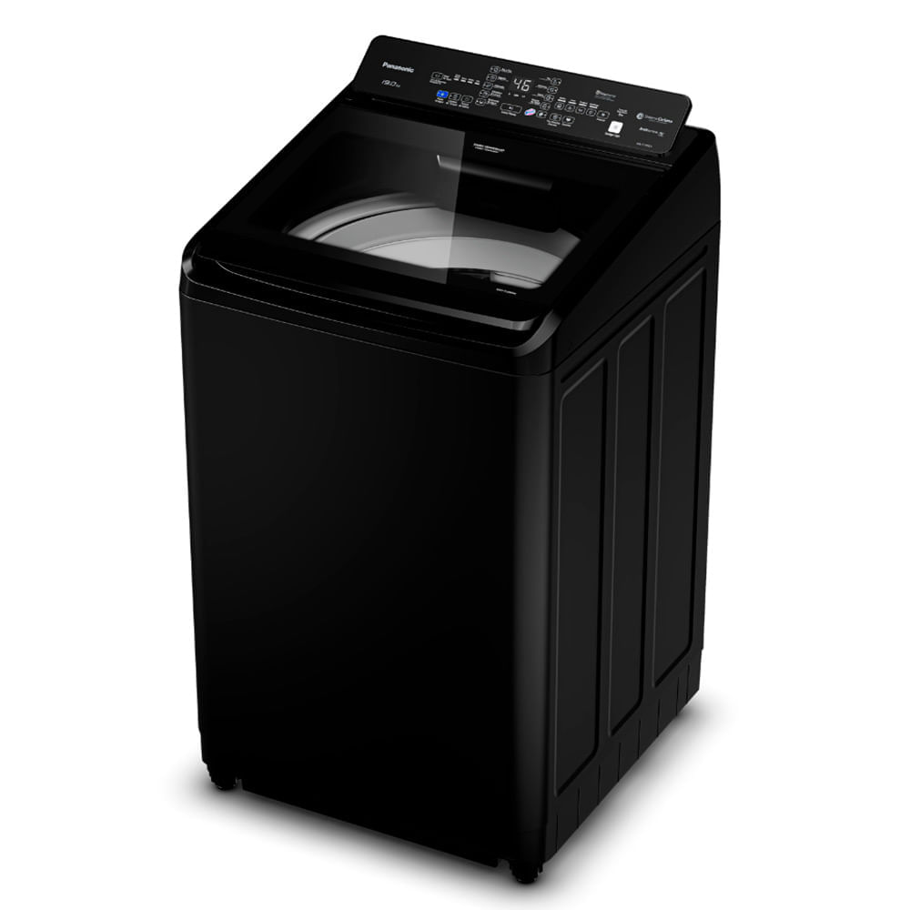Lavadora de Roupas Intuitive+ Panasonic 19Kg Preta com 10 Programas de Lavagem e Smartsense - NA-F190G1 110