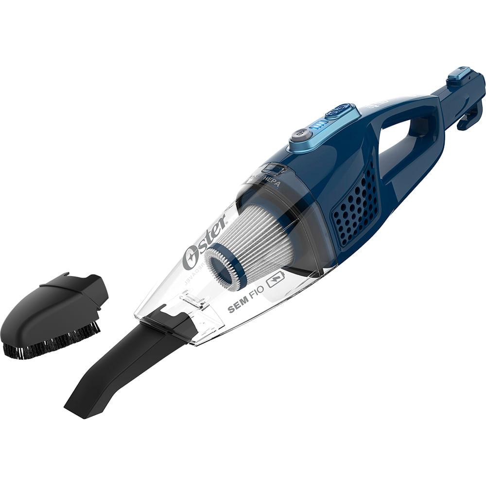 Aspirador de Pó Sem Fio Azul Oster 3 em 1 OASP630 Bivolt