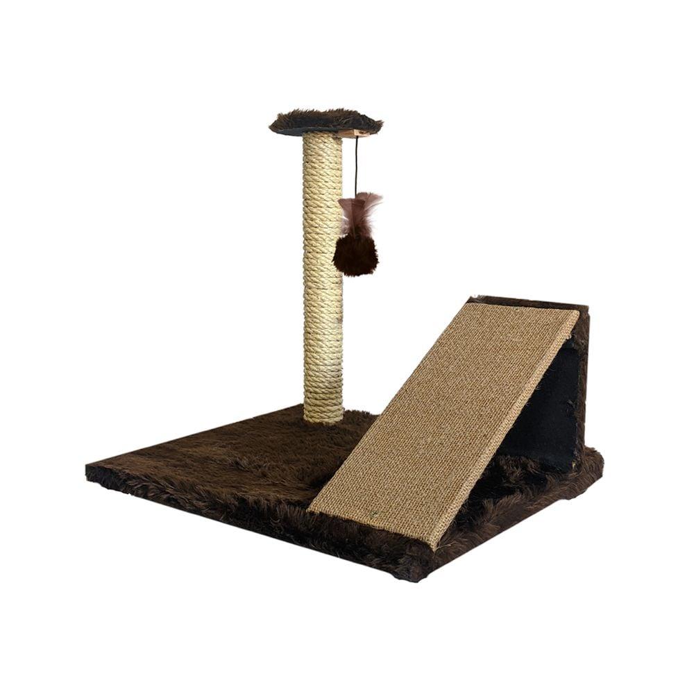 Miniatura Brinquedo Arranhador com Rampa Le Petin Recreio Cat Marrom - Tam. Único