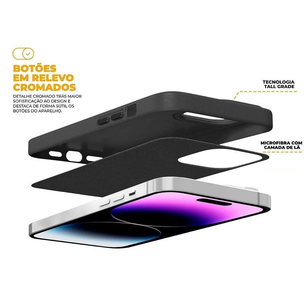 Miniatura Capa Para Iphone 11 Pro Max - Couro Dual Preta - Gshield