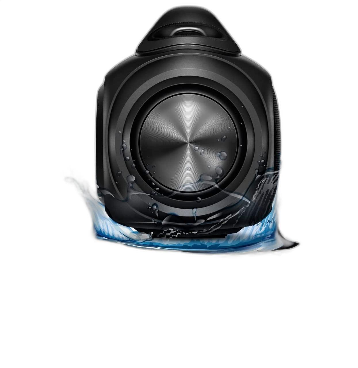 Miniatura Caixa De Som Aiwa Bbs-02 50W Rms Ipx5 Bombox Bluetooth