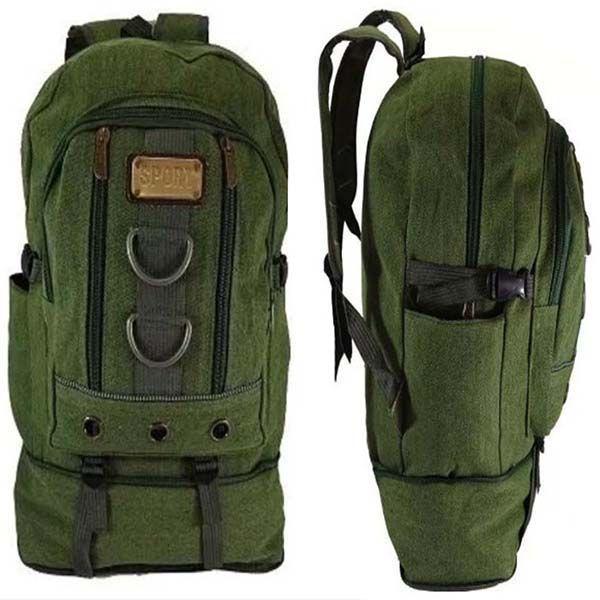 Miniatura Mochila Lona Reforçada Masculina Viagem Escola 3486