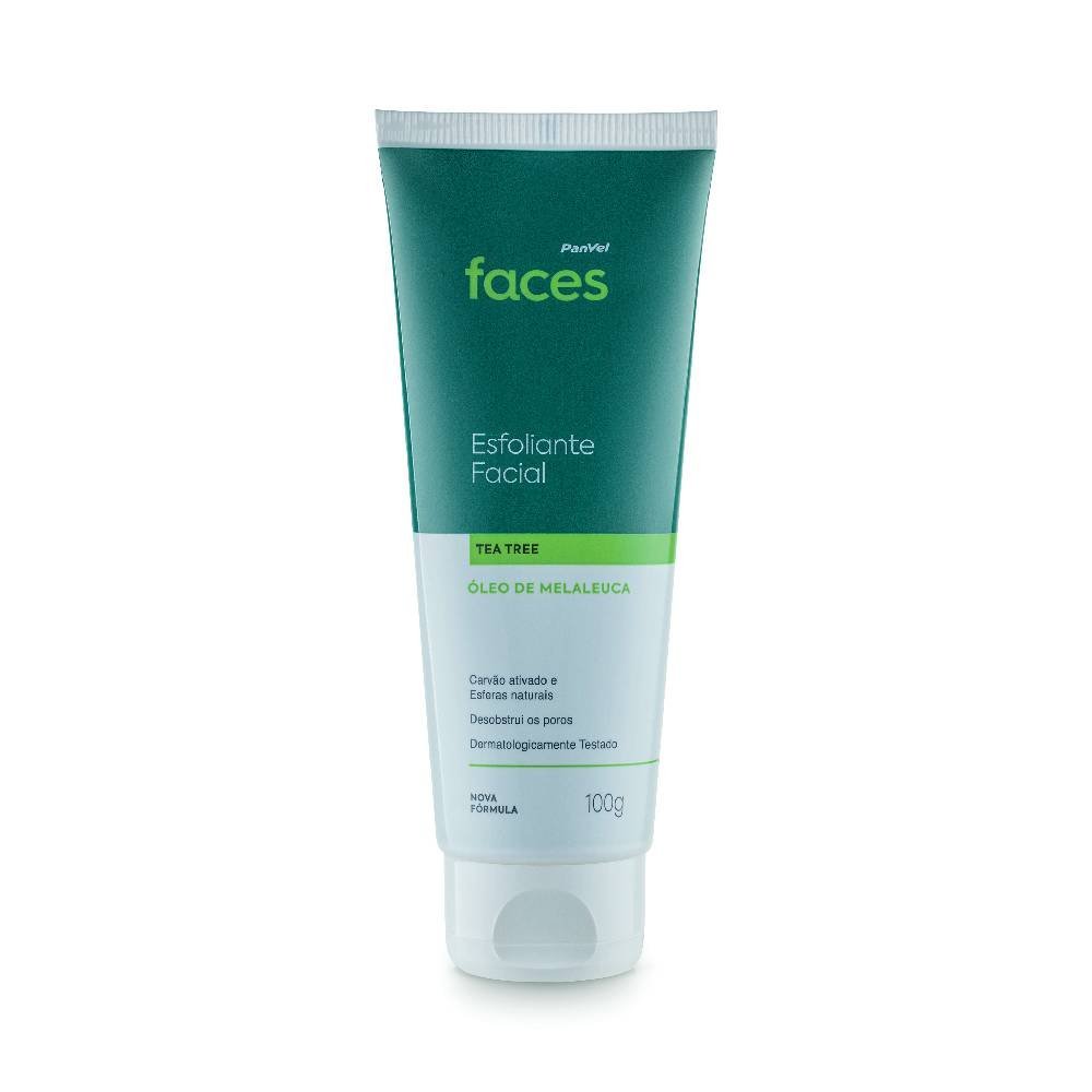 Miniatura Esfoliante Facial Panvel Faces Tea Tree 100g