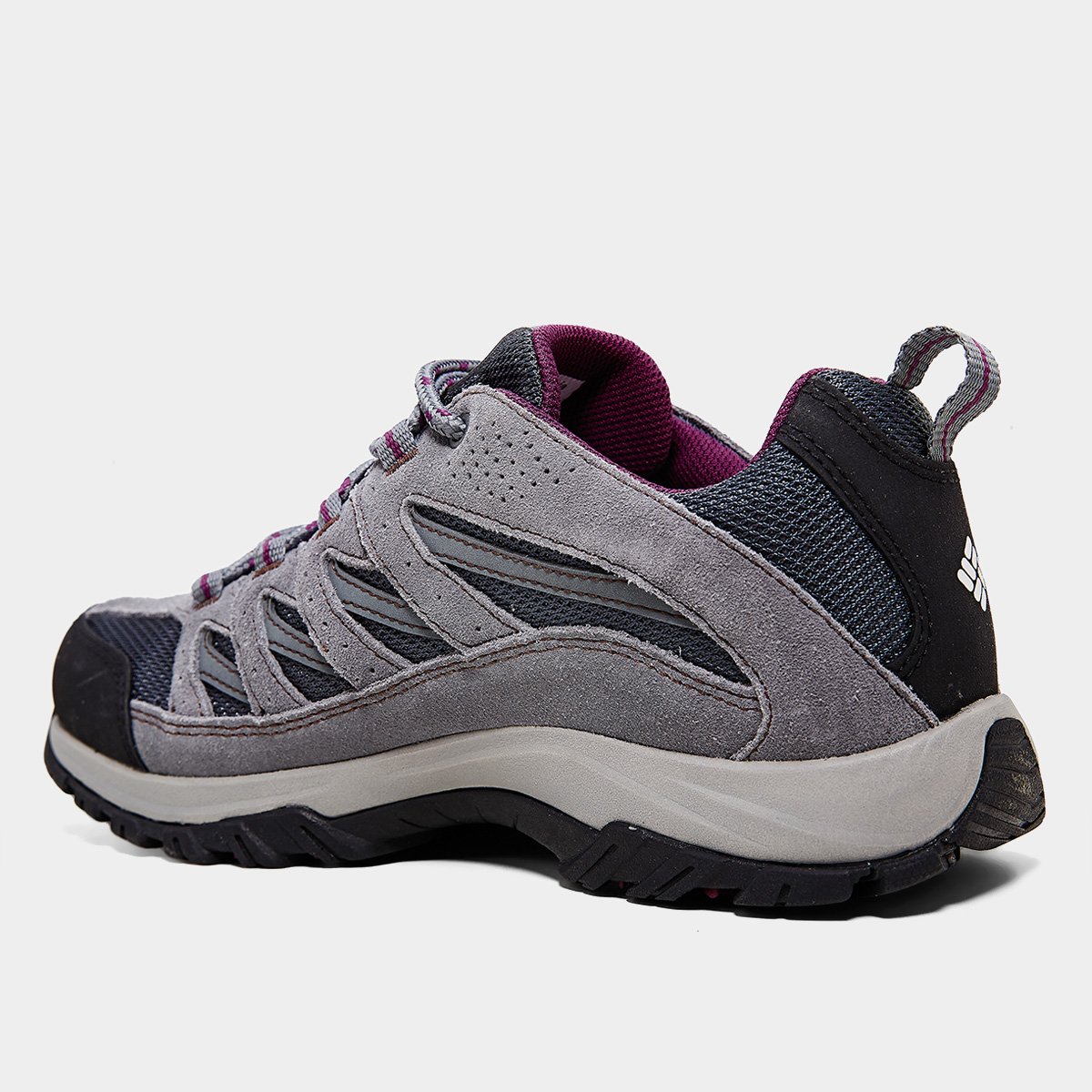 Miniatura Tênis Columbia Crestwood Waterproof Feminino Cinza+Lilás - 35