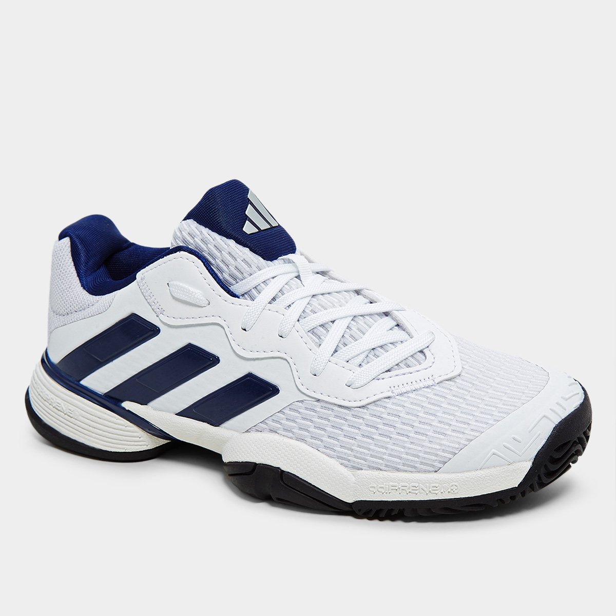 Miniatura Tênis Infantil Adidas Barricade Branco+Azul - 33