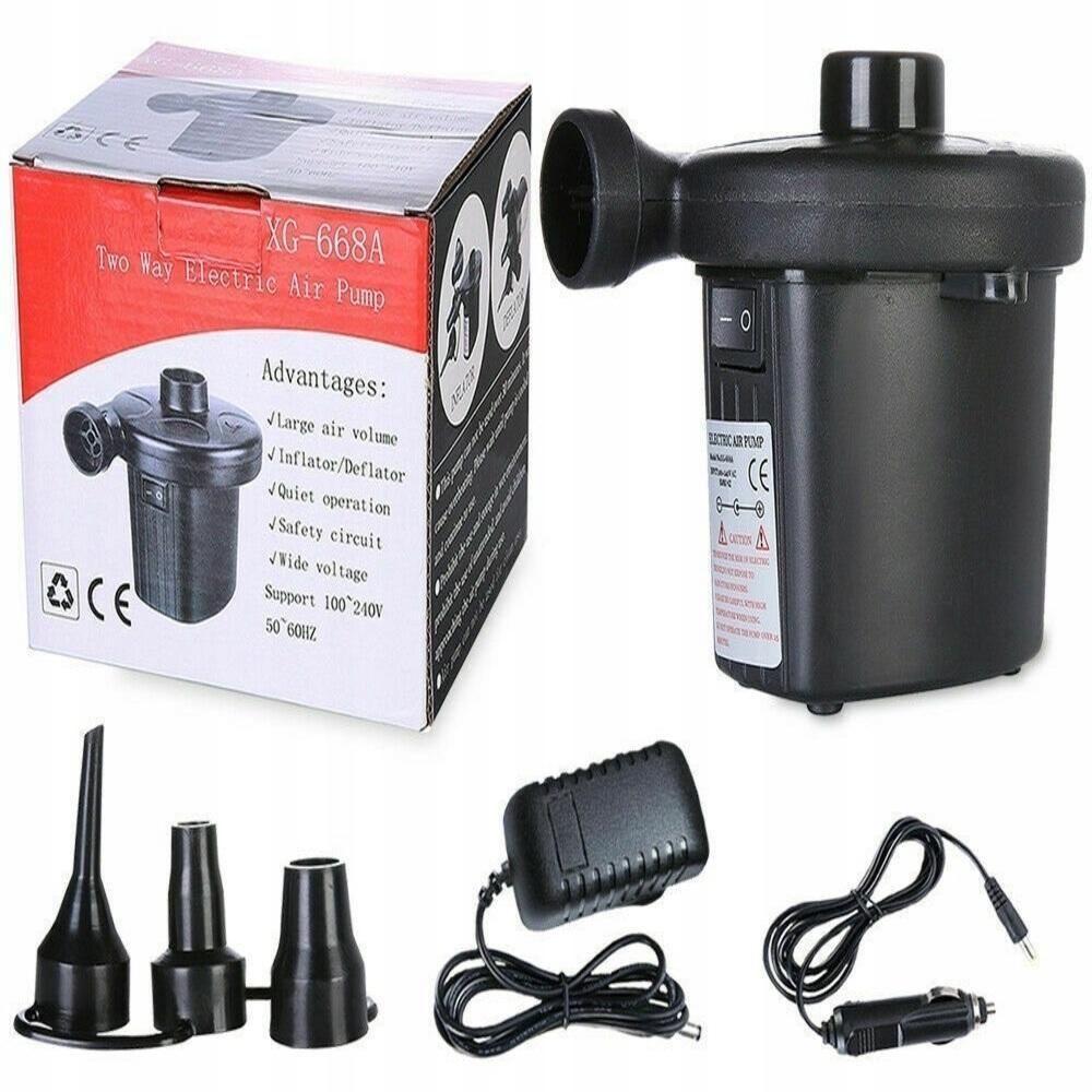 Miniatura Inflador Bomba Ar Compressor Eletrico Enche Bexiga Infla Desinfla Colchao Bote Inflaveis Casa E Carro Trivolt