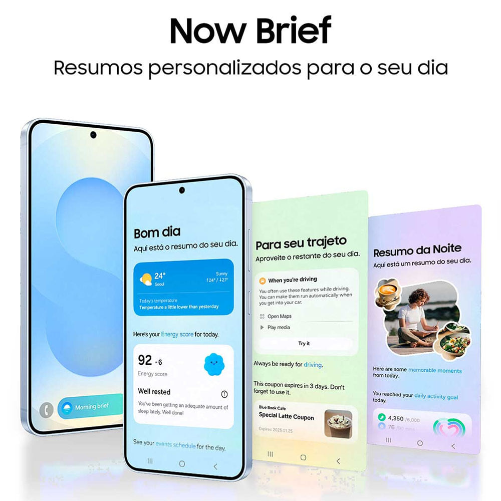 Miniatura Smartphone Samsung Galaxy S25 Plus 256GB 12GB RAM 5G Azul Marinho Tela 6,7 Polegadas Bateria 4900 mAh Azul Marinho - Bivolt