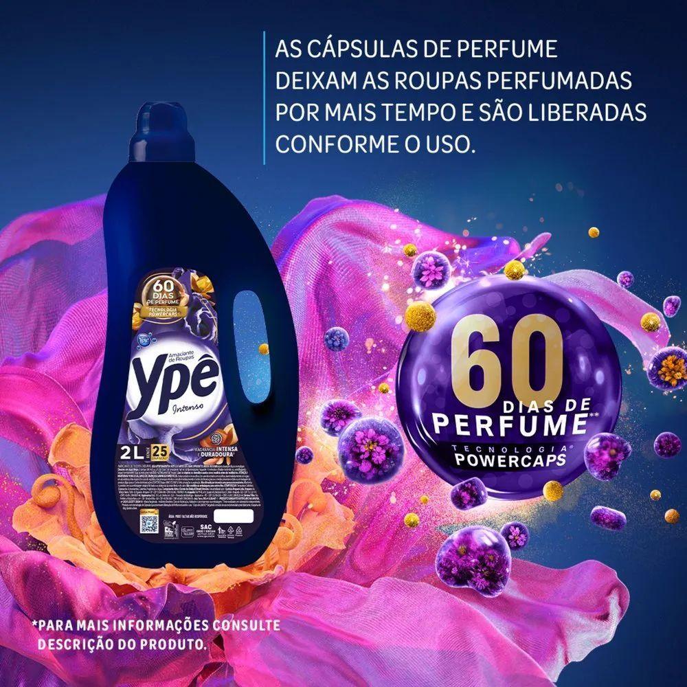 Kit 2 Amaciante De Roupas Tradicional Ypê Intenso 2l