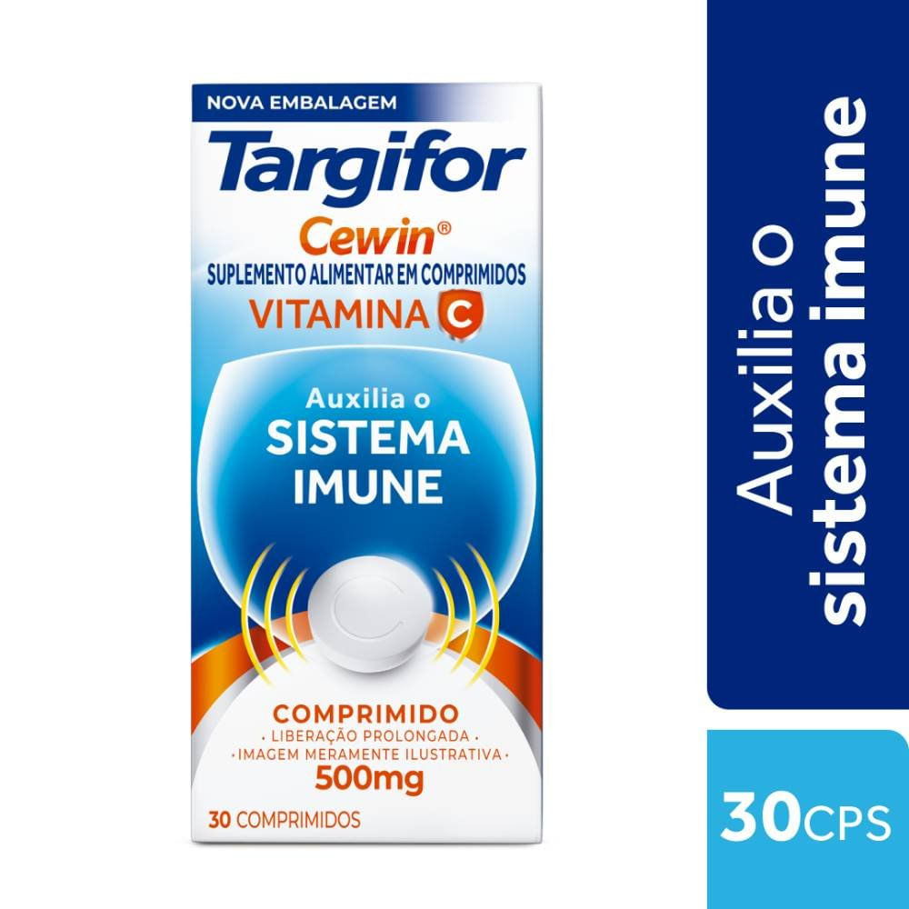 Miniatura Vitamina C Targifor Cewin 500mg 30 Comprimidos