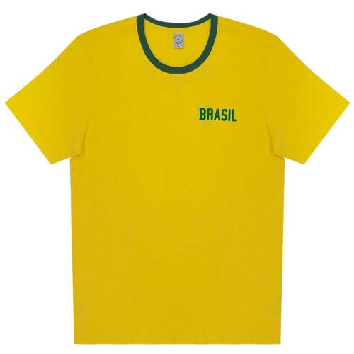 Miniatura Camiseta Copa UZ3 G Manga Curta Amarelo - G