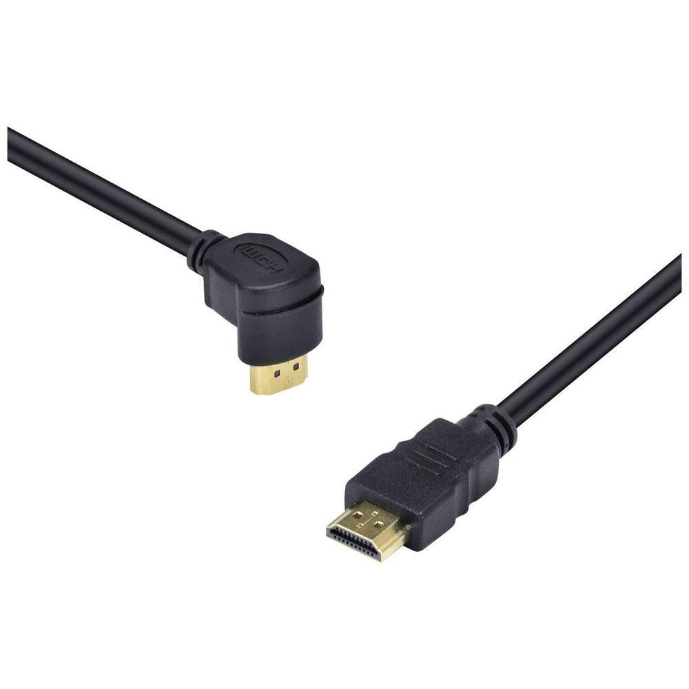 Miniatura Cabo Hdmi 2.0 4k 1 Conector 90º 2 Metros H2090-2