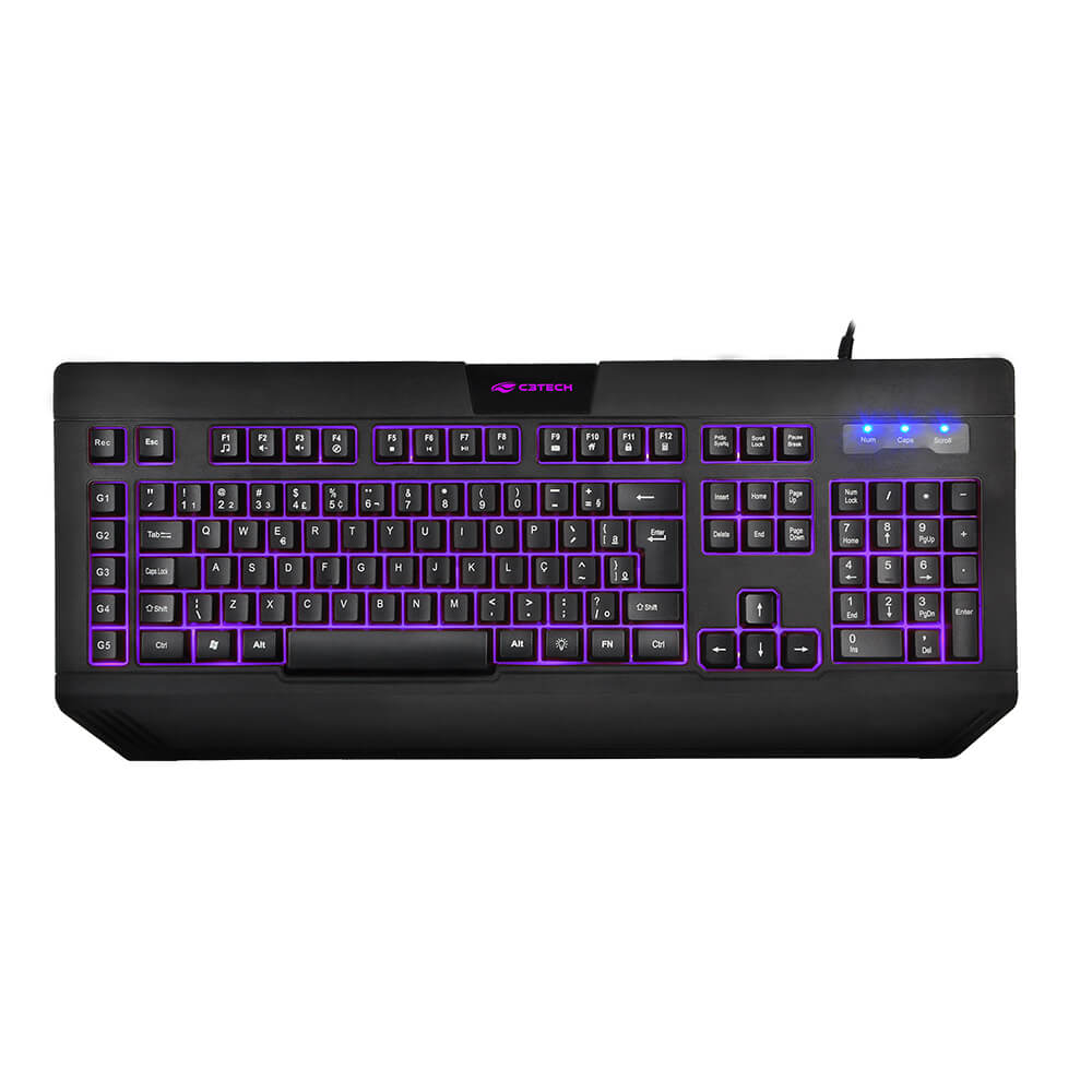 Miniatura Teclado Gamer KG-110BK C3 Tech